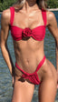 Amelia | Bikini Top - Ruby