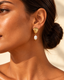 Perla Shell Drop Earrings